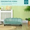 Hundesofa Hundebett erhöht groß mit Polsterung 25kg Massivholzbeine Perlenschalen Design Bild 2