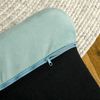 Hundesofa Hundebett erhöht groß mit Polsterung 25kg Massivholzbeine Perlenschalen Design Bild 5