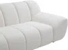 Vente-unique - SORIELI Sofa Stoff Weiß - B 108 cm x H 72 cm x L 258 cm Bild 4