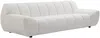 Vente-unique - SORIELI Sofa Stoff Weiß - B 108 cm x H 72 cm x L 258 cm Bild 3