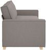 vidaXL 3-Sitzer-Sofa Taupe 220 cm Stoff 4104996 Bild 5