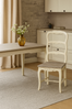 Livin Hill Stuhl Rimini Creme, hellbrauner Sitz RI028 Bild 4