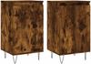 vidaXL Sideboards 2 Stk. Räuchereiche 40x35x70 cm Holzwerkstoff 831063 Bild 2