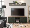 TV-Lowboard Norwich in grün und Eiche 152 cm Bild 5