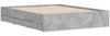 vidaXL Bettgestell mit Schubladen Betongrau 140x200 cm Holzwerkstoff 3207276 Bild 4