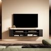 Selsey 'Wall' TV-Schrank mit 4 Fächern, Schwarz, 140 cm Bild 2