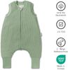 Hofbrucker 'MATTI' Baby Winter Schlafsack mit Füßen, Bio-Baumwolle Bild 2