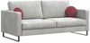 vidaXL Sitzkissen 2 pcs Weinrot Ø30 x 13 cm Stoff 42014086 Bild 3