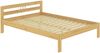 Erst-Holz Einzelbett, Kiefer Massivholz natur Massivholz, mit Rollrost und Matratze, 120x200 cm Bild 2