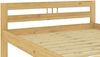 Erst-Holz Einzelbett, Kiefer Massivholz natur Massivholz, mit Rollrost und Matratze, 120x200 cm Bild 5