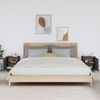 vidaXL Nachttische 2 Stk. Grau 40x34x45 cm Massivholz Kiefer 818280 Bild 3
