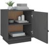 vidaXL Nachttische 2 Stk. Grau 40x34x45 cm Massivholz Kiefer 818280 Bild 5