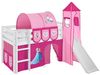 Lilokids Kinderbett Hochbett JELLE mit Vorhang & Turm Frozen Anna & Elsa Eiskönigin Bild 3