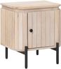 vidaXL Handgefertigter Nachttisch Weiß 40 x 30 x 45 cm 42020107 Bild 1