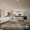 B.K.Licht - 6er Set LED Einbaustrahler 230V, Schwenkbar, warmweißes Licht, LED Strahler für das Badezimmer, IP65, Deckenstrahler, Einbauleuchten, Spots, Badezimmerlampe, 9x4,2 cm (DxH), Schwarz Bild 4