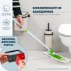 bremermann 2tlg. Bad-Set SAVONA Softtouch inkl. Wandhalterung, Kosmetikeimer 6 Liter und WC-Garnitur, eckig - beige Bild 3