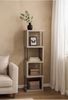 Standregal Seven / Sticks, Holzwerkstoff, Metall, Beige, 33 x 126 x 33 cm Bild 2
