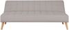 Schlafsofa Pukkila 180x86x81 cm Textil Hellgrau [en. casa] Bild 5