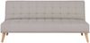 Schlafsofa Pukkila 180x86x81 cm Textil Hellgrau [en. casa] Bild 4
