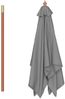 vidaXL Sonnenschirm mit Holz-Mast 150x200 cm Anthrazit 44535 Bild 5