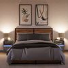 vidaXL Wand-Nachttische mit LED-Leuchten 2 Stk. Grau Sonoma 3307986 Bild 4