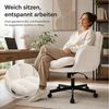 ANYSUN Drehstuhl Bürostuhl mit klappbaren Armlehnen,Chenille Drehstuhl (höhenverstellbarer Bürostuhl,bequemer, doppelt gepolsterter, 1 St), für Zuhause,Arbeitszimmer,Schminktisch und Lesesessel oder Akzentmöbel Bild 2