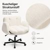 ANYSUN Drehstuhl Bürostuhl mit klappbaren Armlehnen,Chenille Drehstuhl (höhenverstellbarer Bürostuhl,bequemer, doppelt gepolsterter, 1 St), für Zuhause,Arbeitszimmer,Schminktisch und Lesesessel oder Akzentmöbel Bild 3