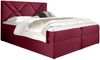 99rooms Umbro Boxspringbett 180x200 cm Velours MONOLITH Bordeaux Bild 2
