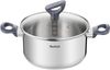 Tefal Kochtopf Daily Cook, Edelstahl (2-tlg), 20 cm, Ausgießhilfe, Messmarkierungen, Induktion, backofenfest Bild 2