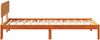 vidaXL Bettrahmen Wachsbraun 90 x 200 cm Massives Kiefernholz 872124 Bild 5