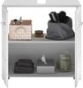 INOSIGN Waschbeckenunterschrank Malmö, Breite 60 cm, 2 Tür, 2 Fächer, mit Siphonausschnitt, MDF-Front in verschiedenen Farben erhältlich, Badmöbel, Badschrank, Kommode, Bad Bild 3