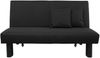 Faltsofa Kalomira Bezug Flachgewebe Metall schwarz / schwarz 21504 Bild 3