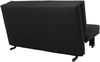 Faltsofa Kalomira Bezug Flachgewebe Metall schwarz / schwarz 21504 Bild 5