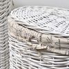 Wäschebox 3er SET Wäschekorb Wäschesammler Wäschetonne Wäschetruhe Weide Rattan Bild 5