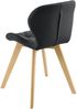 Esszimmerstuhl Älmhult 4-er Set 78x47x52 cm Kunstleder Schwarz [en. casa] Bild 5