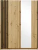 Vente-unique - CALELA Wardrobe and walk-in wardrobe Holz, Platte Beige - B 62 cm x H 198,5 cm x L 150,6 cm Bild 4