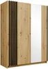 Vente-unique - CALELA Wardrobe and walk-in wardrobe Holz, Platte Beige - B 62 cm x H 198,5 cm x L 150,6 cm Bild 3