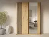 Vente-unique - CALELA Wardrobe and walk-in wardrobe Holz, Platte Beige - B 62 cm x H 198,5 cm x L 150,6 cm Bild 2