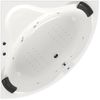 Deluxe Whirlpool Set ENJOY ULTRA mit 80 Düsen Befüllung Überlauf 150x150x59 cm : Befüllung über den Überlauf Bild 3