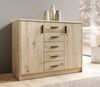 Kommode >Nelly< in Artisan Eiche Dekor - 109x86x50cm (BxHxT) Bild 2