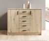 Kommode >Nelly< in Artisan Eiche Dekor - 109x86x50cm (BxHxT) Bild 3