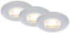 Briloner LED-Einbauleuchten Kulana Mini 3er Set 3,6W, 350lm chrom-matt Bild 3