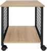 tectake Beistelltisch Couchtisch Gary 40x40x48cm (1-St, 1 tlg), Mobiler Beistelltisch mit zwei Ablageflächen im Industrie-Stil Bild 3