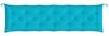 vidaXL Gartenbank-Auflagen, 2 Stk., Polyester, Türkis, 200 x 50 x 7 cm Bild 5