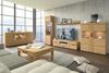 Wohnwand >Cortina< (4-teilig) in Grandson Eiche Dekor - 317x195x41 (BxHxT) Bild 2