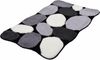 Kleine Wolke Badematte Stone, Höhe 15 mm, rutschhemmend beschichtet, fußbodenheizungsgeeignet, Kunstfaser, rechteckig, Badteppich, Stein Optik, Hoch-Tief Effekt, waschbar Bild 4