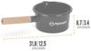 Petromax Emaille Stieltopf schwarz 1 Liter Bild 2
