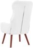 vidaXL Sessel Weiß 69 x 74 x 93 cm Kunstleder 42001879 Bild 5