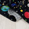 Mazovia Kinderteppich Kinderteppich Kinderzimmerteppich Planeten Weltraum, 80 x 150 cm, Kurflor, Waschbar in Waschmaschine, Höhe 5 mm, Rutschfest Bild 4
