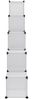 vidaXL Aufbewahrungswürfel-Organizer mit 15 Würfeln und Türen Transparent PP 340553 Bild 5